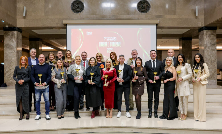 Dodela nagrada Lideri u turizmu 2025, održana u Narodnom muzeju u Beogradu
