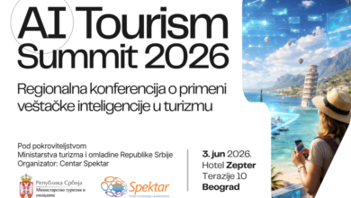 AI Tourism Summit, 2026, regionalna konferencija, Balkan, veštačka inteligencija, Beograd, hotel Zepter, 2026
